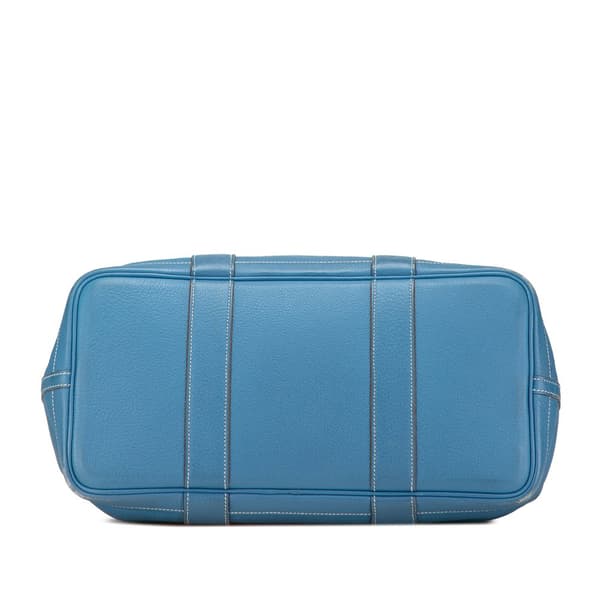 Pre-owned Hermès Negonda Garden Party 36 Blue
