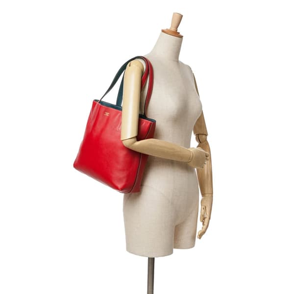 Pre-owned Hermès Clemence Double Sens 36 Red