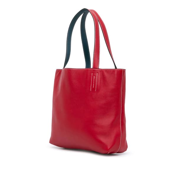 Pre-owned Hermès Clemence Double Sens 36 Red