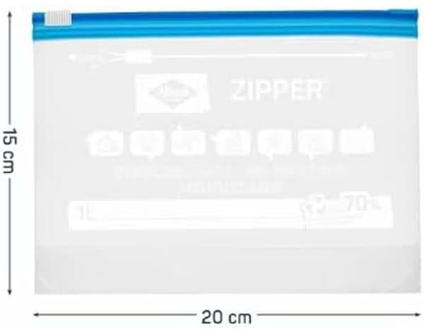 Multi-use Bag Albal Zipper (12 uds) (1 l)