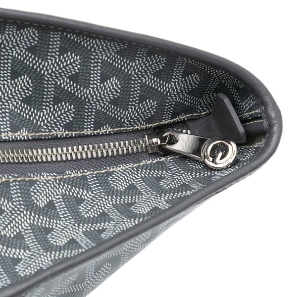 Pre-owned Goyard Goyardine Artois MM Gray