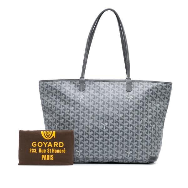 Pre-owned Goyard Goyardine Artois MM Gray