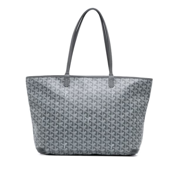Pre-owned Goyard Goyardine Artois MM Gray
