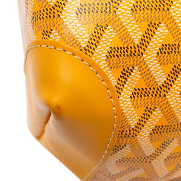 Pre-owned Goyard Goyardine Bellechasse PM Yellow