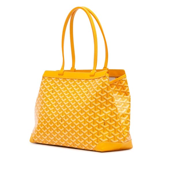 Pre-owned Goyard Goyardine Bellechasse PM Yellow