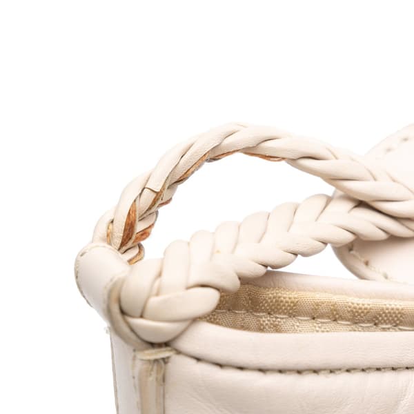 Pre-owned Dior Diorissimo Canvas and Leather Ethnic Tote Brown