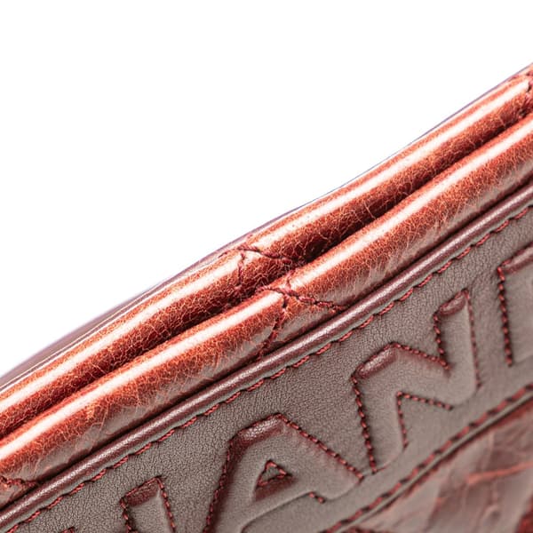 Pre-owned Chanel Quilted Aged Calfskin East West Tote Red