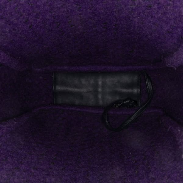 Pre-owned Bottega Veneta Leather Intrecciato Tote Purple