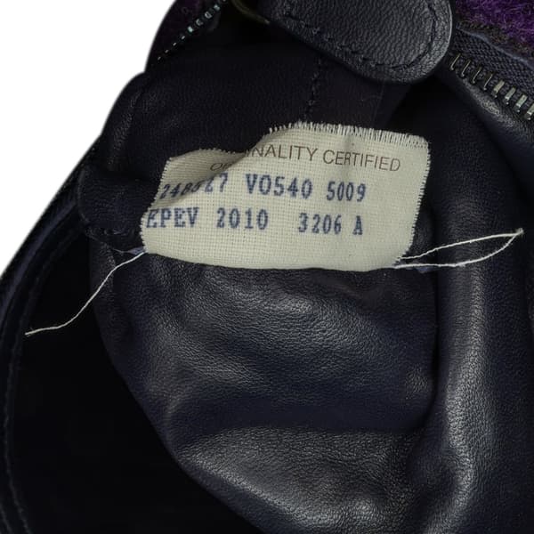 Pre-owned Bottega Veneta Leather Intrecciato Tote Purple