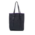 Pikkukuva 1 / 10: Pre-owned Bottega Veneta Leather Intrecciato Tote Purple