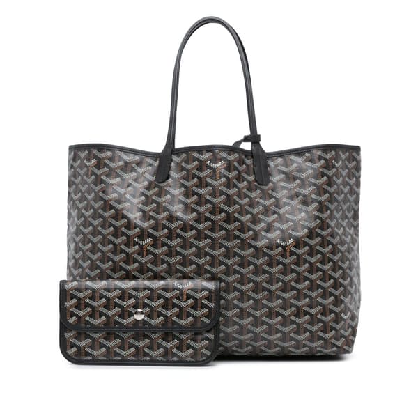 Pre-owned Goyard Goyardine Saint Louis PM Black