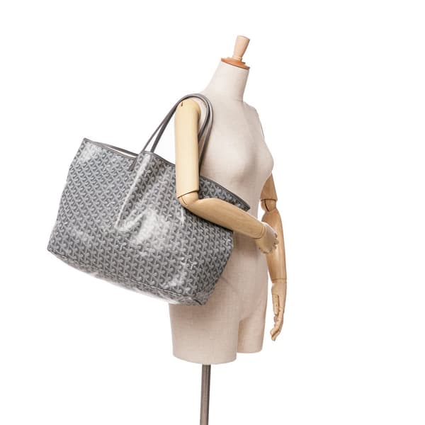 Pre-owned Goyard Goyardine Saint Louis GM Gray