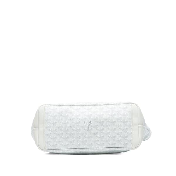 Pre-owned Goyard Goyardine Artois PM White
