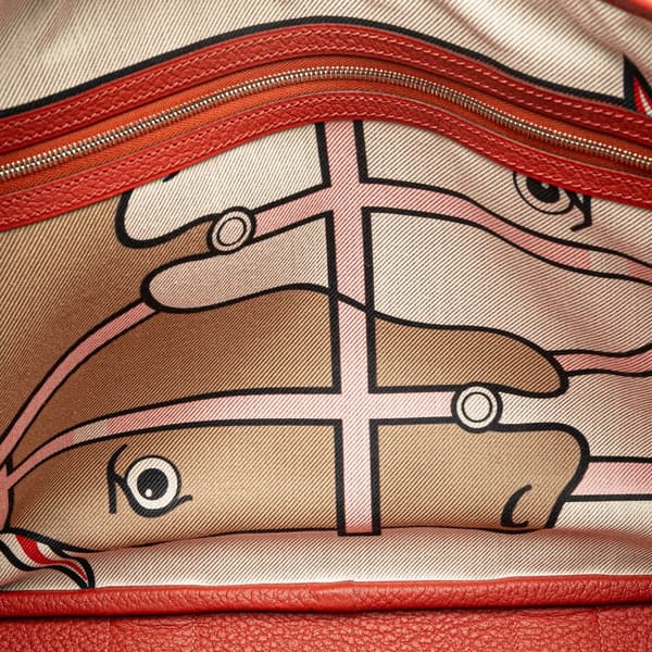 Pre-owned Hermès Negonda Garden Party 36 Orange