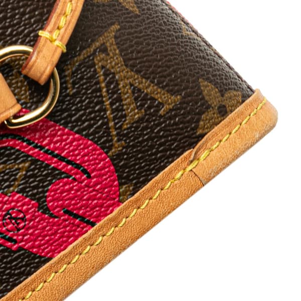 Pre-owned Louis Vuitton Monogram Bay Neverfull MM Brown