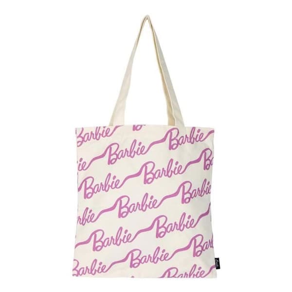 Barbie shoppingväska - CERDA - Logotyp - Hög kvalitet - Officiellt licensierad - 36 x 39 cm
