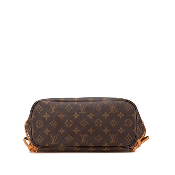 Pre-owned Louis Vuitton Monogram Neverfull PM Brown