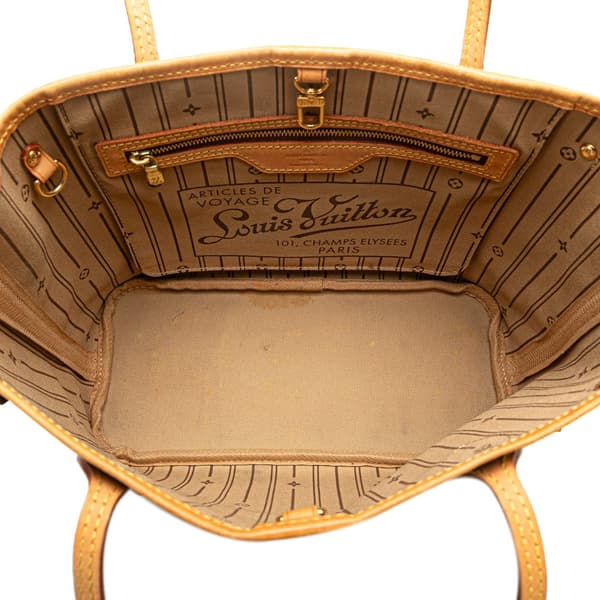 Pre-owned Louis Vuitton Monogram Neverfull PM Brown