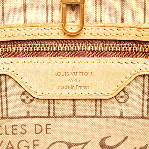 Pre-owned Louis Vuitton Monogram Neverfull PM Brown