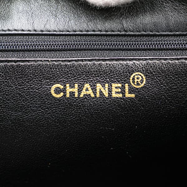 Pre-owned Chanel CC Lambskin XL Tote Black