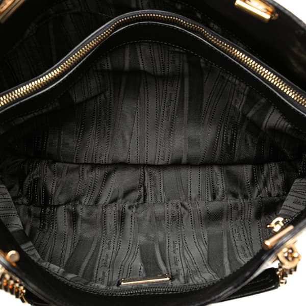 Pre-owned Ferragamo Leather Gancini Tote Black