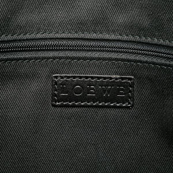 Pre-owned LOEWE Anagram Canvas Tote Gray