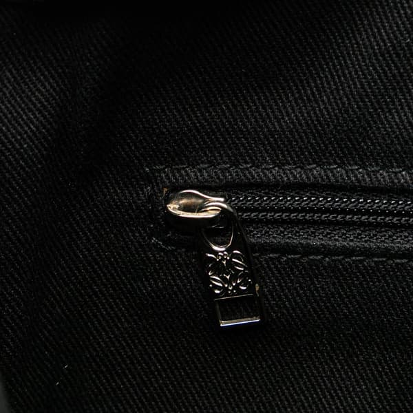 Pre-owned LOEWE Anagram Canvas Tote Gray