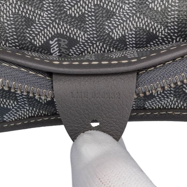 Pre-owned Goyard Goyardine Artois MM Gray