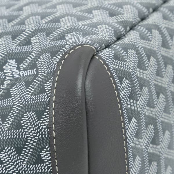 Pre-owned Goyard Goyardine Artois MM Gray