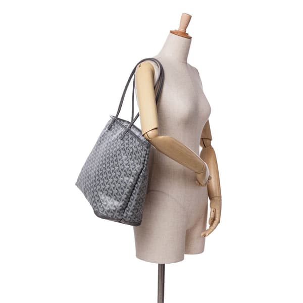 Pre-owned Goyard Goyardine Artois MM Gray