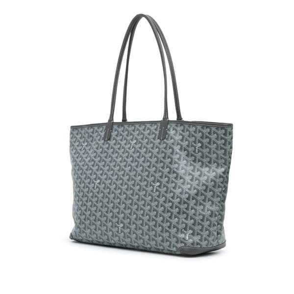 Pre-owned Goyard Goyardine Artois MM Gray