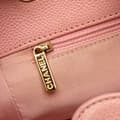 Miniatyrbild 6 av 10: Pre-owned Chanel Caviar Petite Shopping Tote Pink