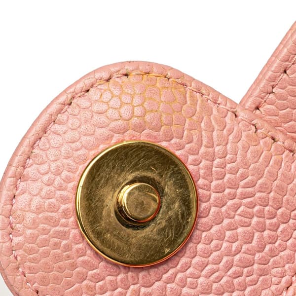 Pre-owned Chanel Caviar Petite Shopping Tote Pink
