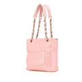 Miniatyrbild 2 av 10: Pre-owned Chanel Caviar Petite Shopping Tote Pink