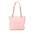 Miniatyrbild 1 av 10: Pre-owned Chanel Caviar Petite Shopping Tote Pink