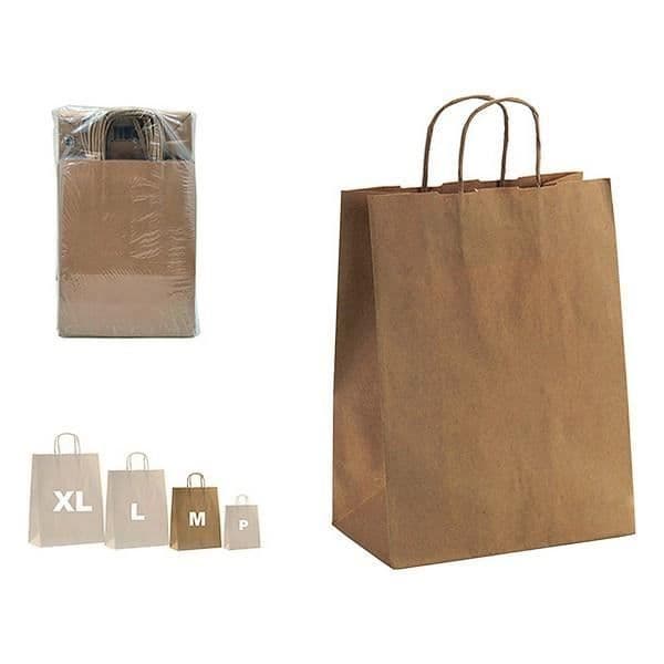 Papperspåse Hawanna Brown (12 x 39 x 24 cm)