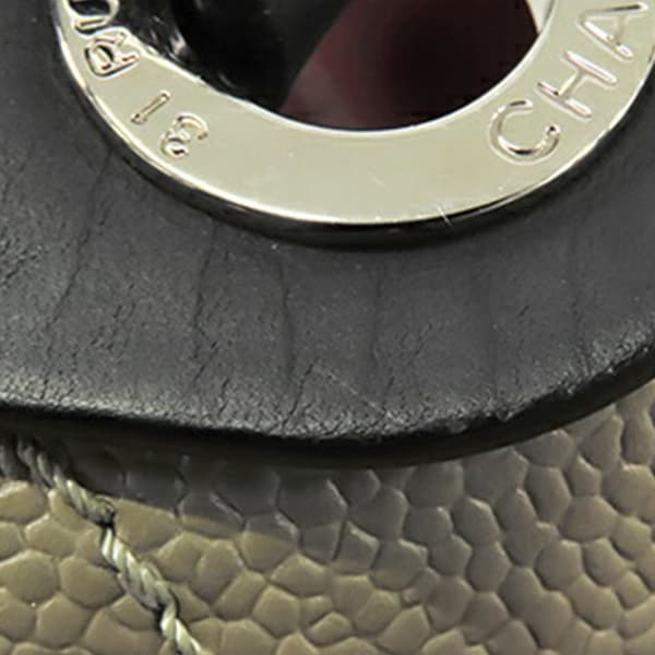 Pre-owned Chanel Small Caviar Shopping Fever Tote Brown