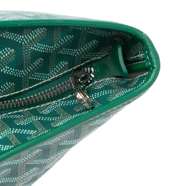 Pre-owned Goyard Goyardine Artois MM Green