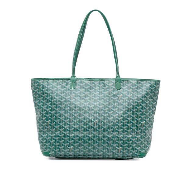 Pre-owned Goyard Goyardine Artois MM Green
