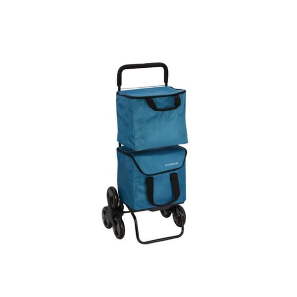 Sidebag Marknadsvagn 6 hjul 2x20l blå - 8220-464
