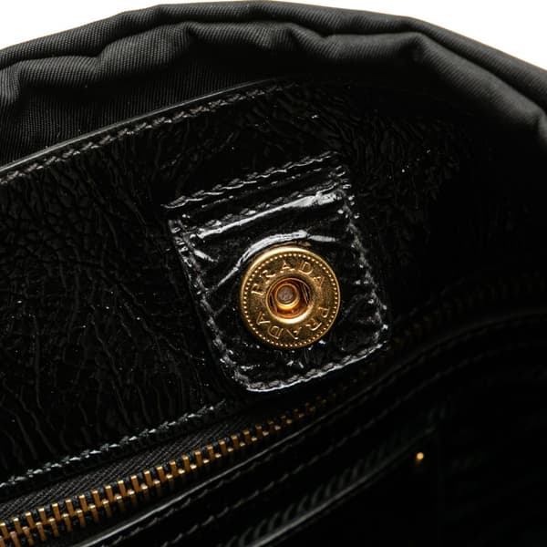 Pre-owned Prada Tessuto Pietre Tote Black