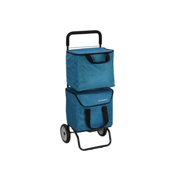 Sidebag Marknadsvagn 2 hjul blå - 8210-464