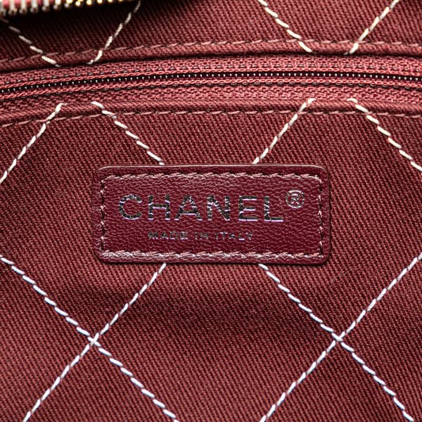 Pre-owned Chanel Small Quilted Caviar Daily Shopping Tote Gray