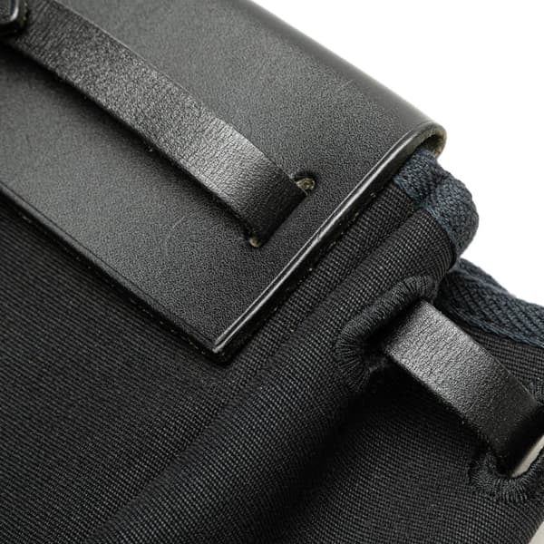 Pre-owned Hermès Toile Herbag Cabas MM Black