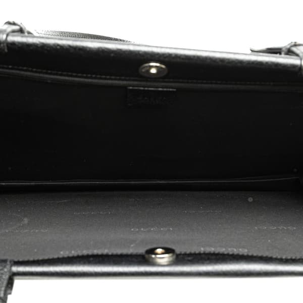 Pre-owned Gucci Leather Tote Black