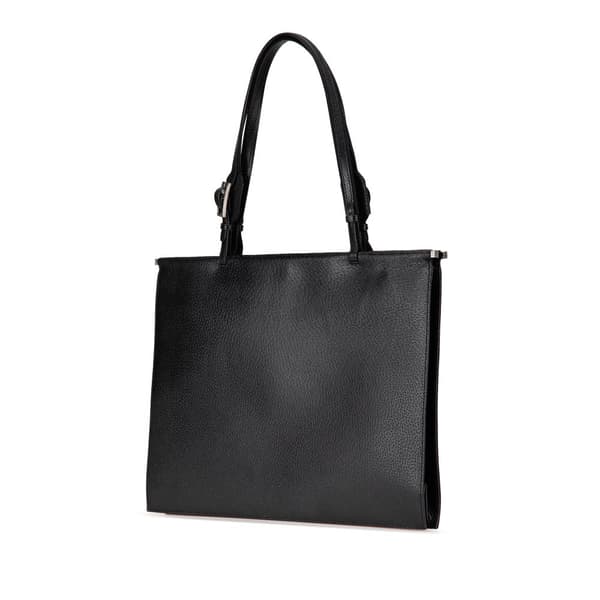 Pre-owned Gucci Leather Tote Black