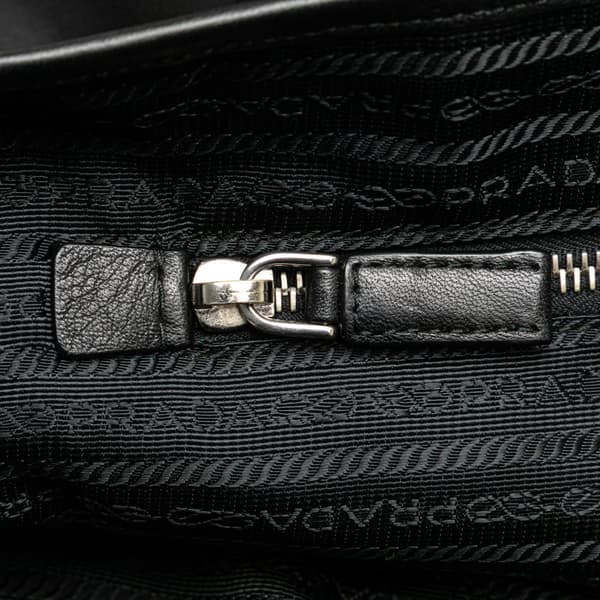 Pre-owned Prada Tessuto Tote Black