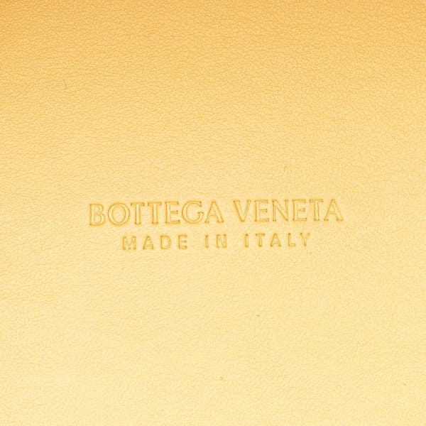 Pre-owned Bottega Veneta Small Shearling Intrecciato Arco Tote Yellow