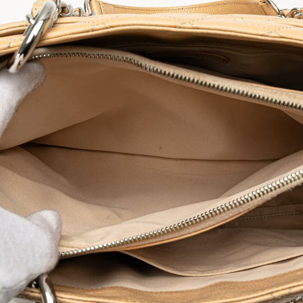 Pre-owned Chanel Caviar Grand Shopping Tote Brown