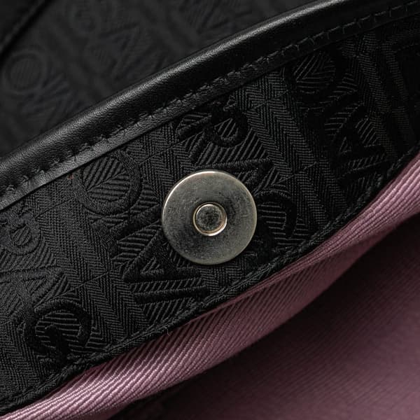 Pre-owned Ferragamo Canvas Logo Tote Black
